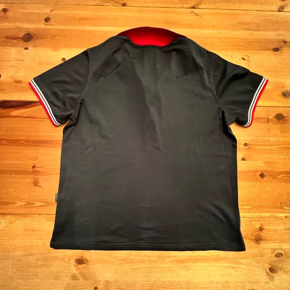 Mens Navy Blue AG Adriano Goldschmied Green Label Polo size Medium - Picture 4 of 5